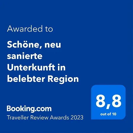 Schoene, Neu Sanierte Unterkunft In Belebter Region Apartment